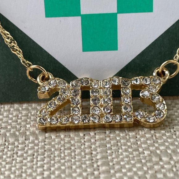 Natasha Women Necklace Birth Year 2003 Gold Tone Crystals Accent Jewelry - Picture 1 of 12